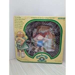 Cabbage Patch Kids Pin-Ups Charlene Jenny Red Orange hair Coleco Vintage Doll
